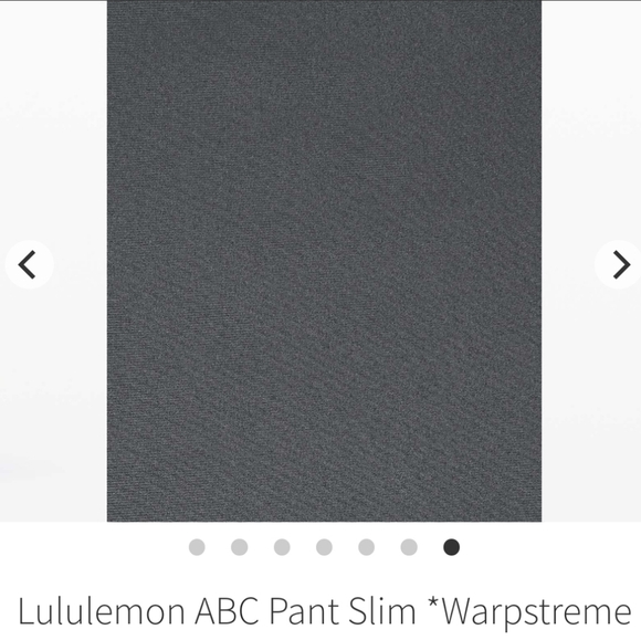 Lululemon ABC Pant Slim Warpstreme. 30" inseam. Dark grey. Men size 30. - Picture 4 of 15